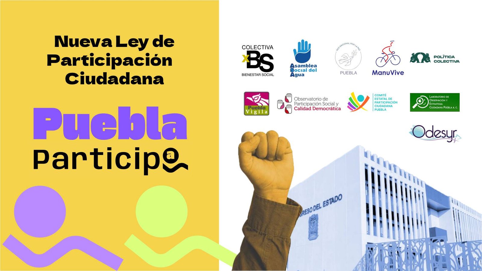 Presentan iniciativa de Ley de Participación Ciudadana: una deuda histórica en Puebla