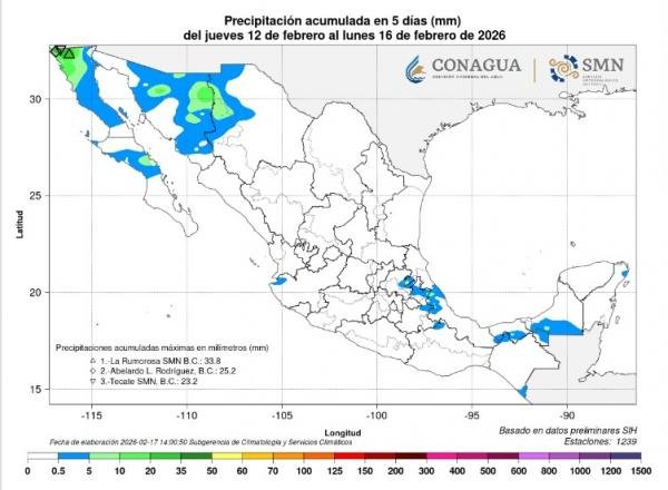 Gobierno de Puebla emite recomendaciones por Frente Frío No. 36