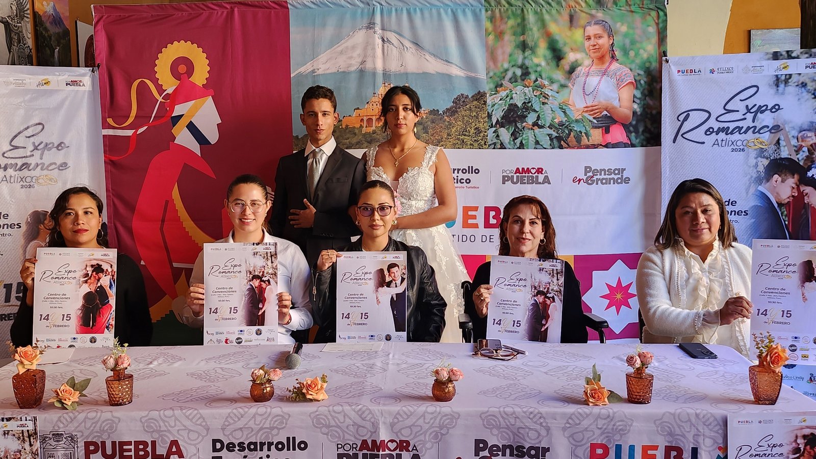 Anuncia Secretaría de Desarrollo Turístico “Expo Romance Atlixco 2026”