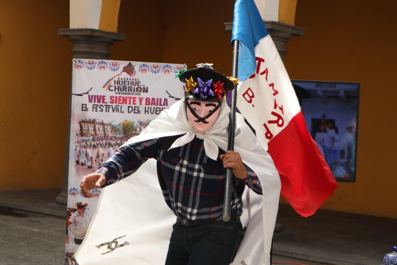 Festival del Huehue de Chirrión aviva tradiciones en Tetela de Ocampo
