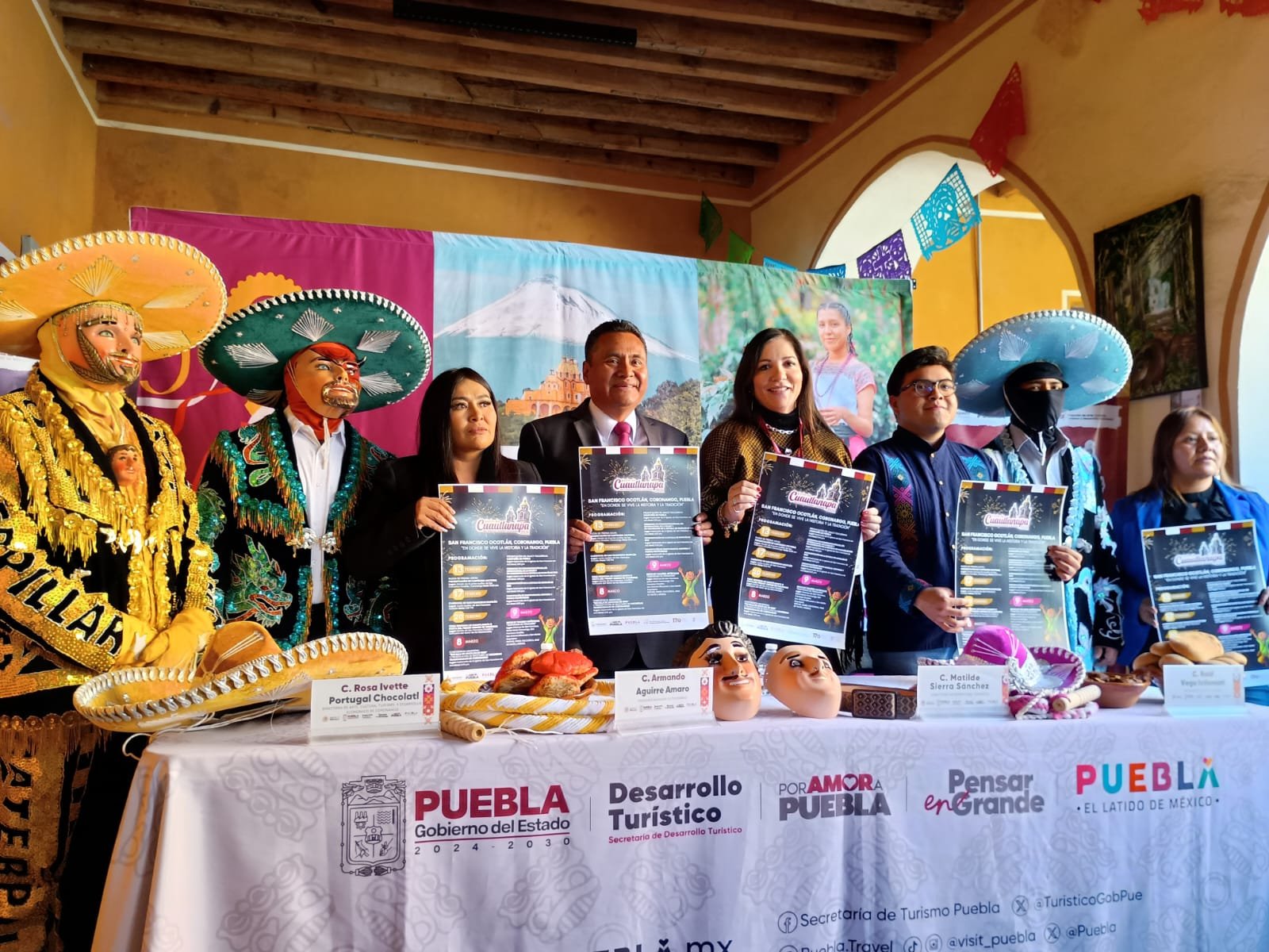 Coronango se viste de fiesta: Anuncian Carnaval de Ocotlán y Feria de Cuautlanapa 2026