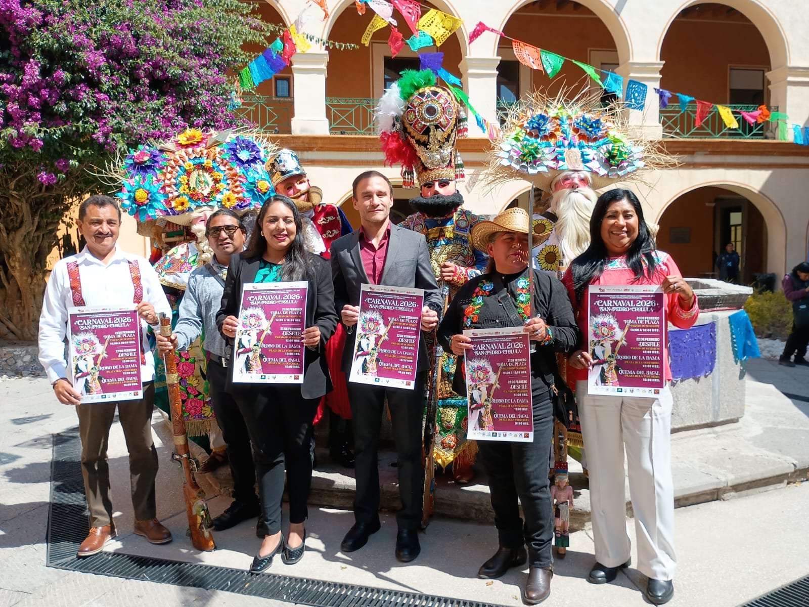 San Pedro Cholula se prepara para recibir a 120 mil visitantes en su tradicional Carnaval