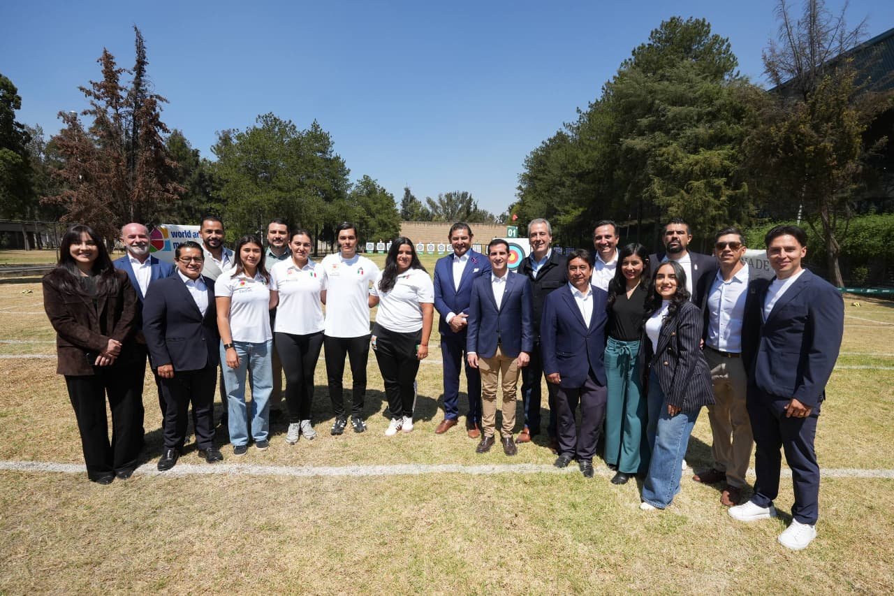 Presentan Armenta y Chedraui la Copa del Mundo de Tiro con Arco Puebla 2026