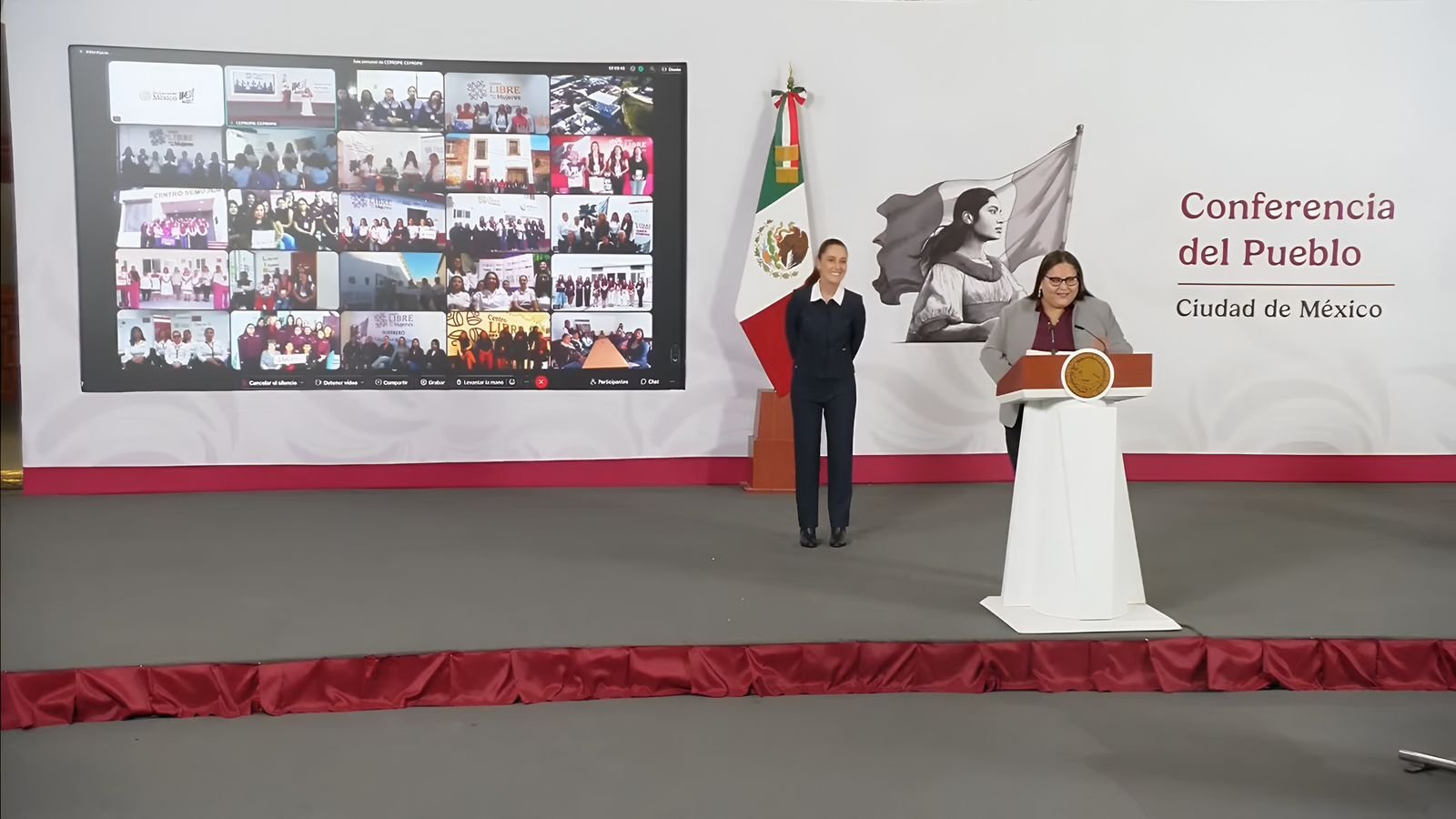 ANTE PRESIDENTA SHEINBAUM, PUEBLA DESTACA REDUCCIÓN DE VIOLENCIA CON CENTROS LIBRE