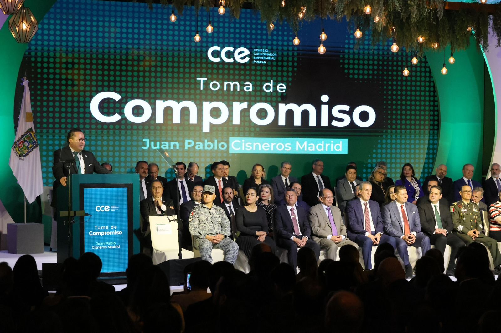 Juan Pablo Cisneros asume presidencia del CCE Puebla y llama a la unidad del sector empresarial