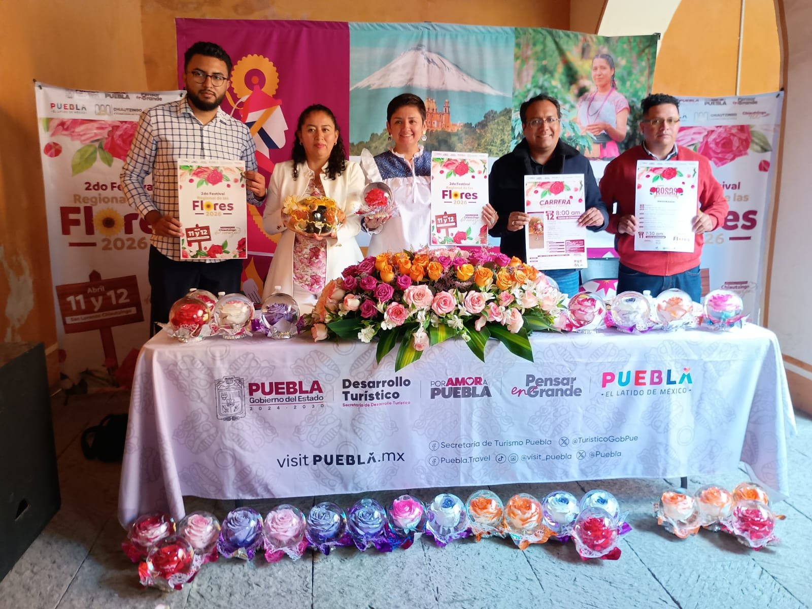 San Lorenzo Chiautzingo se viste de gala con el Segundo Festival Regional de las Flores 2026