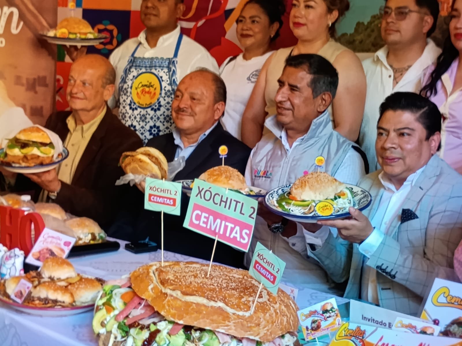 Todo listo para el 8º Festival de la Cemita Poblana: esperan derrama de 20 mdp y presentan opción vegana