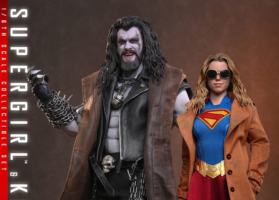 Hot Toys revela las figuras escala 1/6 de Supergirl y Lobo para el nuevo universo de DC