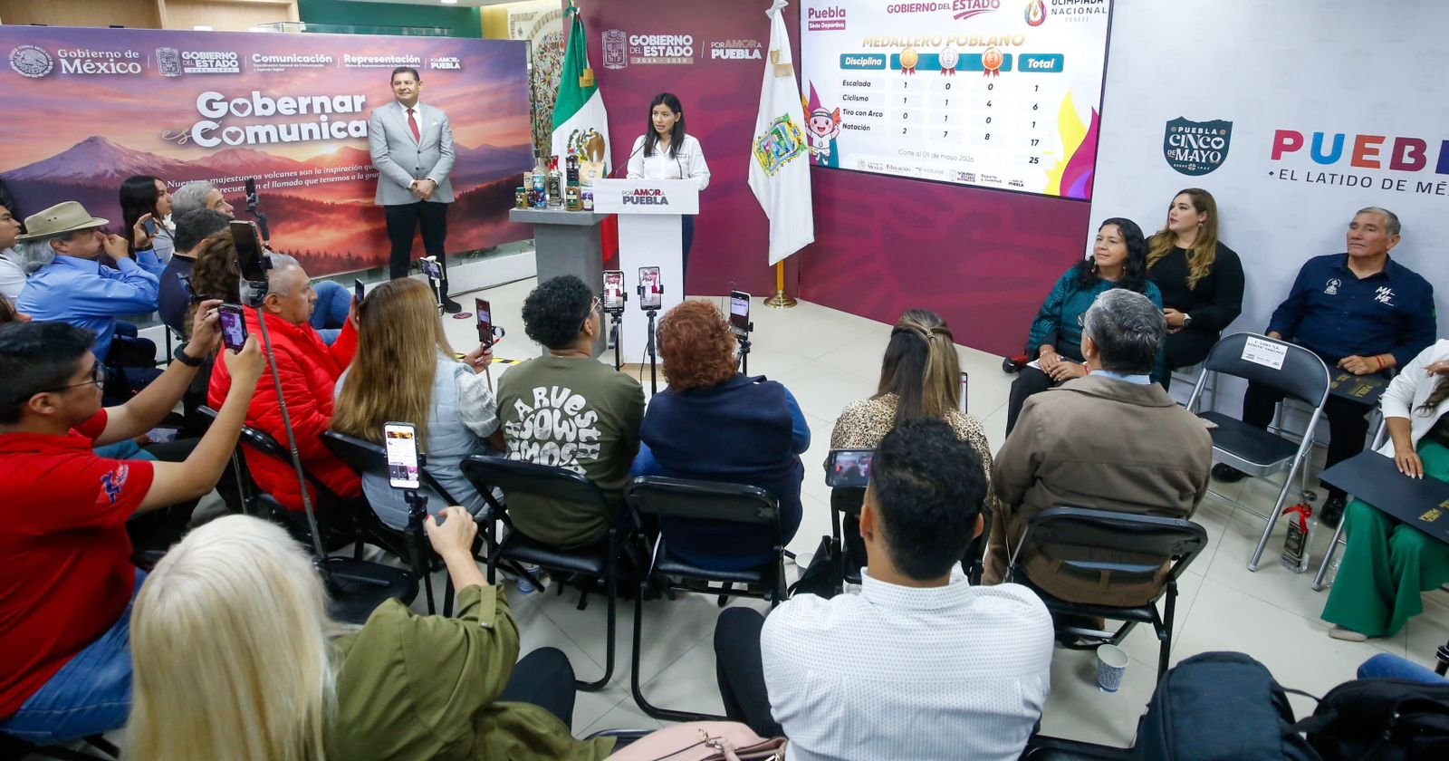 APOYO HISTÓRICO A TALENTOS DEPORTIVOS COLOCA A PUEBLA EN MEDALLEROS NACIONALES E INTERNACIONALES