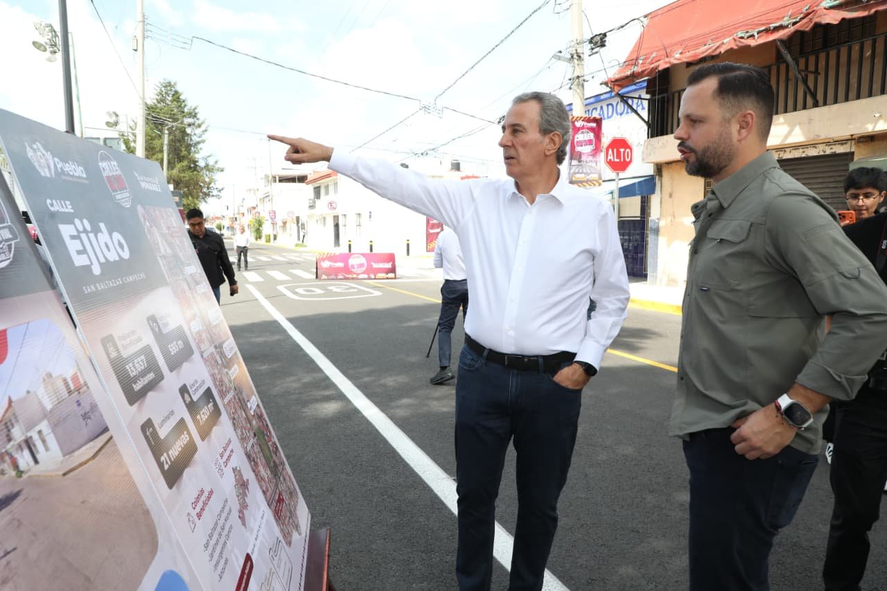Entrega Pepe Chedraui rehabilitación vial en la Junta Auxiliar de San Baltazar Campeche