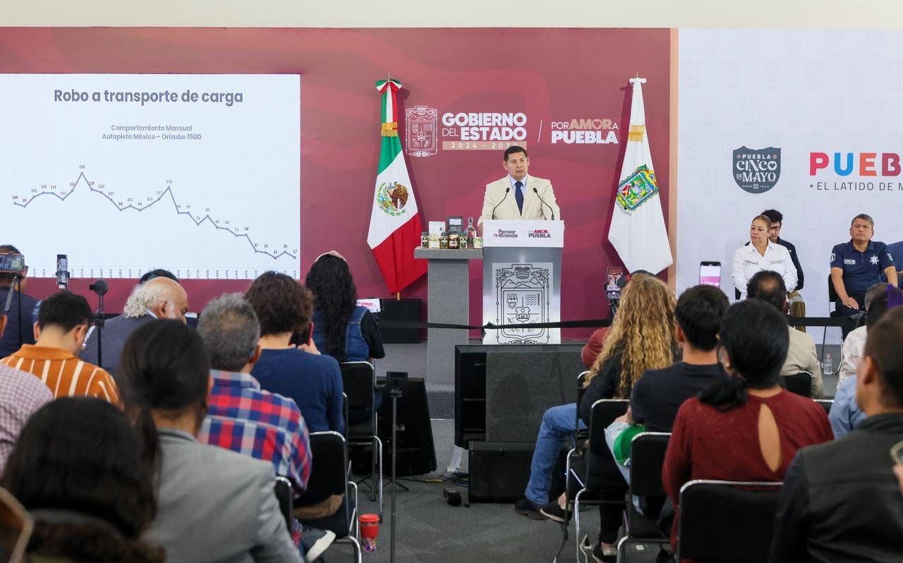 CON ESTRATEGIA DE SEGURIDAD COORDINADA, DELITOS MANTIENEN TENDENCIA A LA BAJA EN EL ESTADO DE PUEBLA