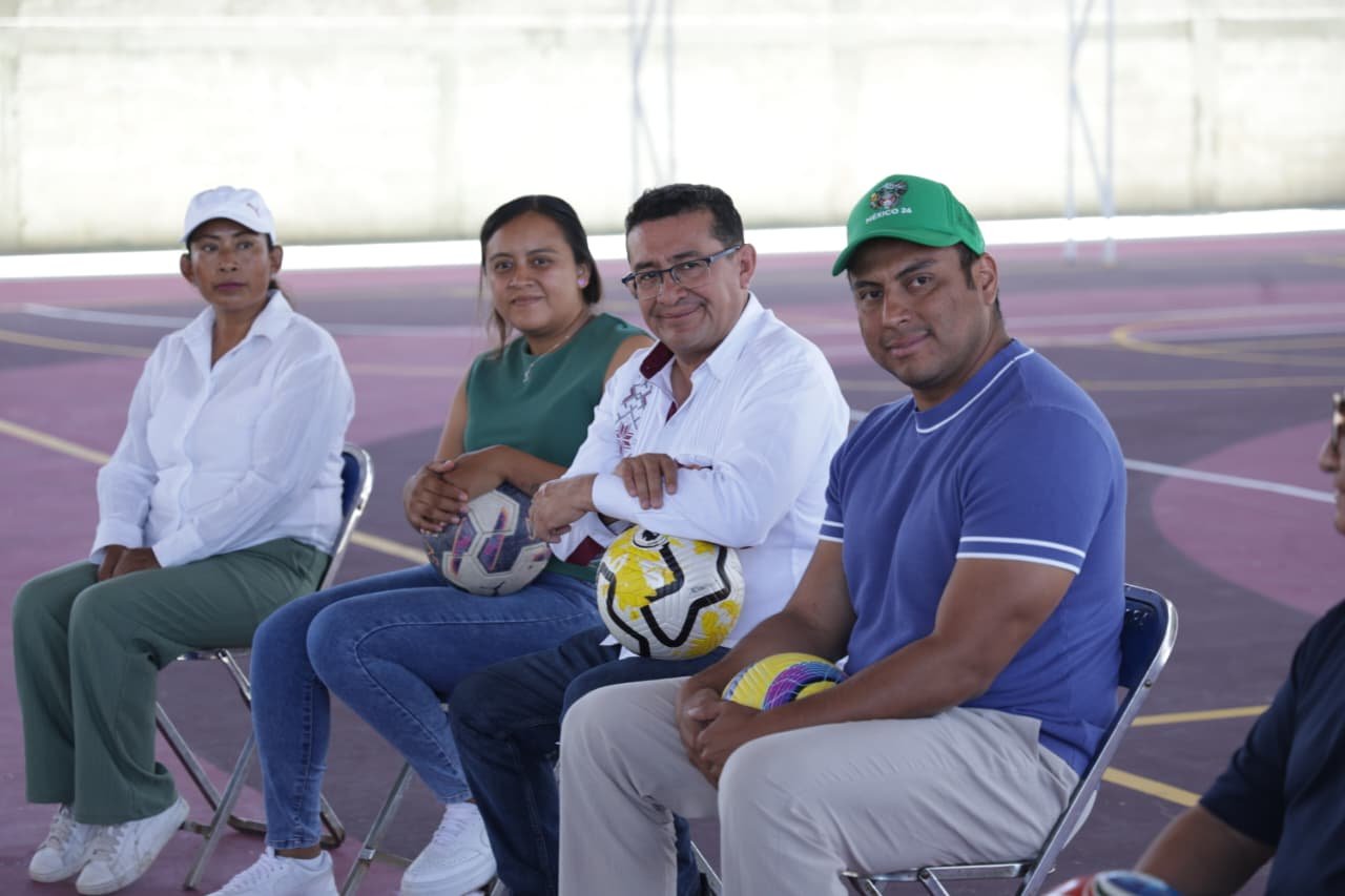 Impulsa diputado Pável Gaspar espacios deportivos para fortalecer el tejido social en la Mixteca poblana