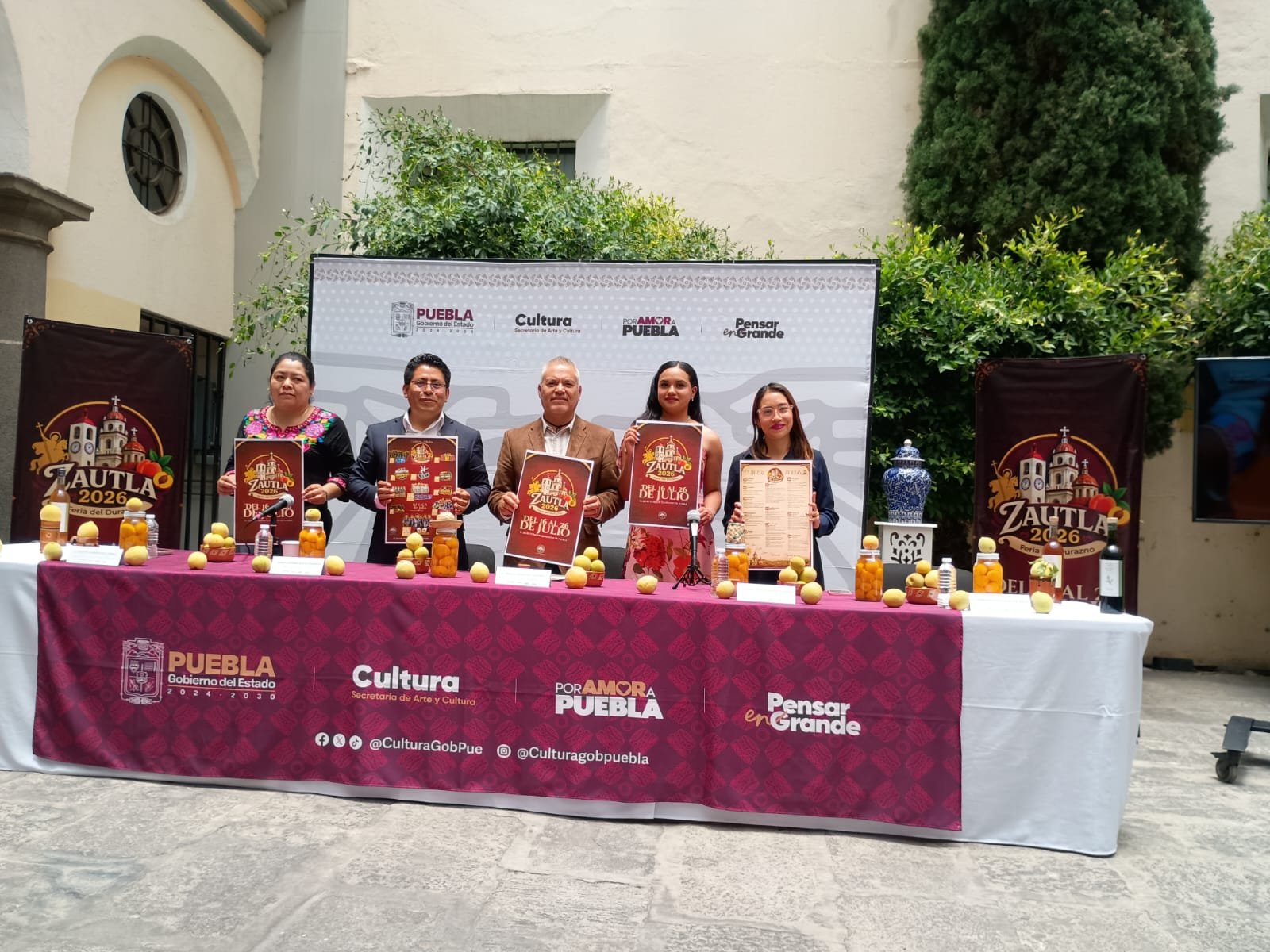 Anuncian la Feria del Durazno Zautla 2026: esperan cosecha de 100 toneladas y la participación de 800 productores