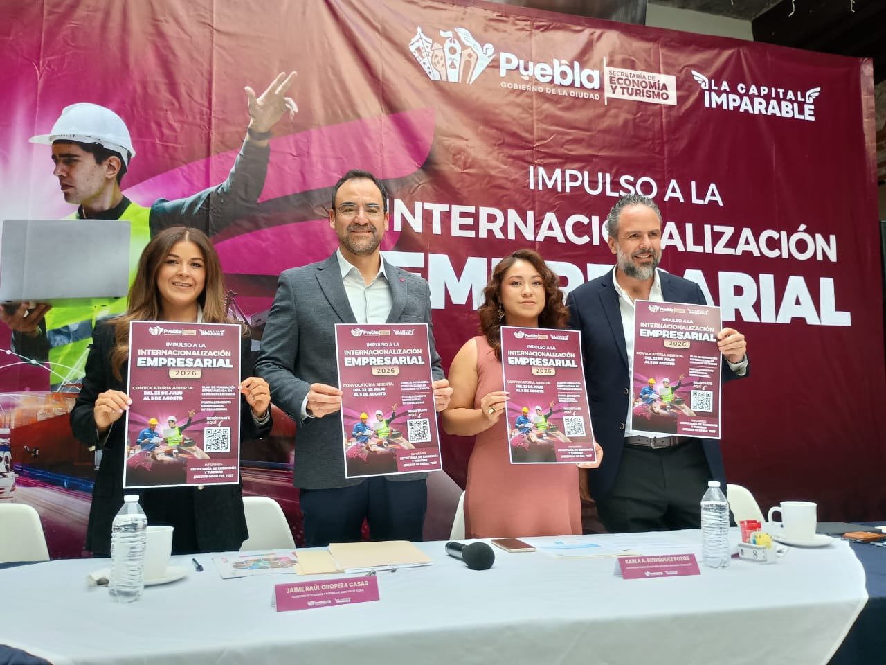 Ayuntamiento de Puebla y Bancomext lanzan la convocatoria “Impulso a la Internacionalización Empresarial 2026”