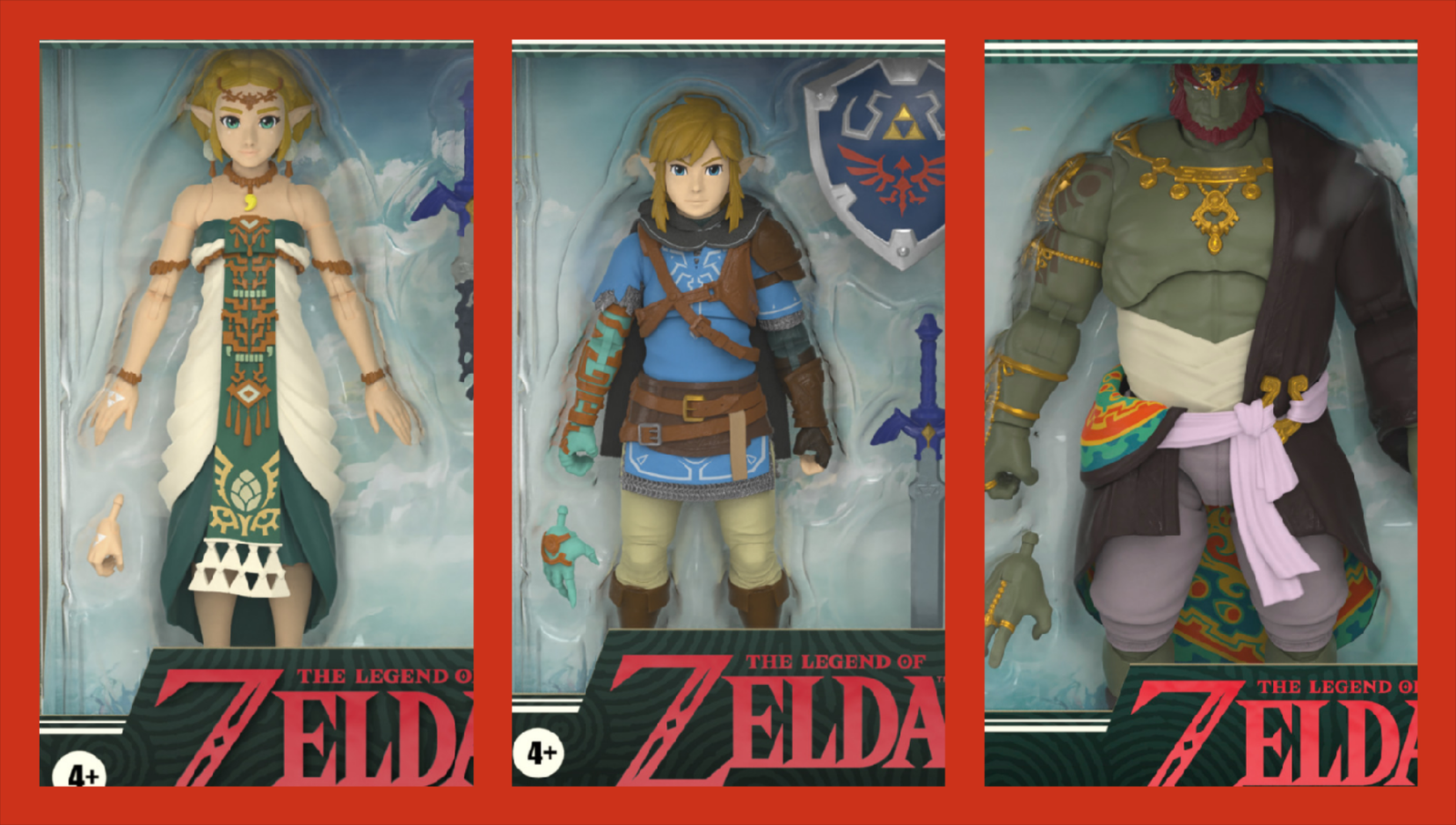 Hasbro y Nintendo revelan la primera línea oficial de figuras de acción articuladas de ‘The Legend of Zelda’