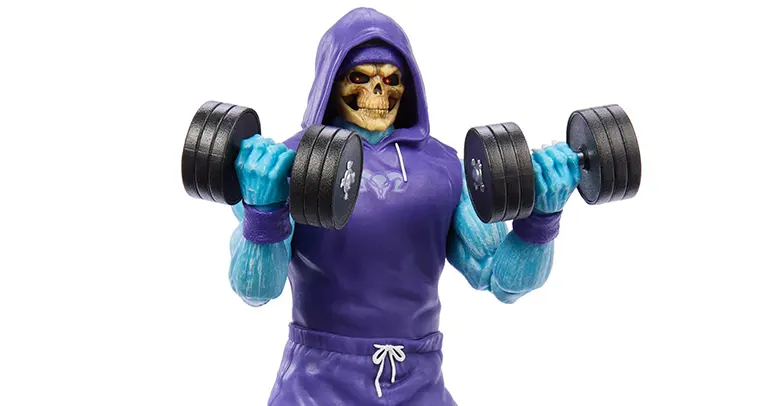 Mattel presenta a «Gym Bro Skeletor», la figura exclusiva para SDCC 2026 inspirada en la película de Masters of the Universe