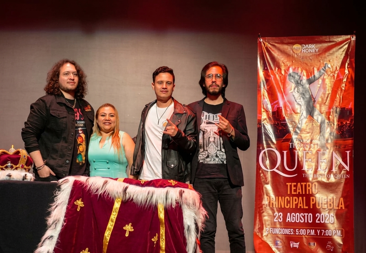 Llegará a Puebla “Kind of Queen”, el tributo que revive la magia de la legendaria banda británica