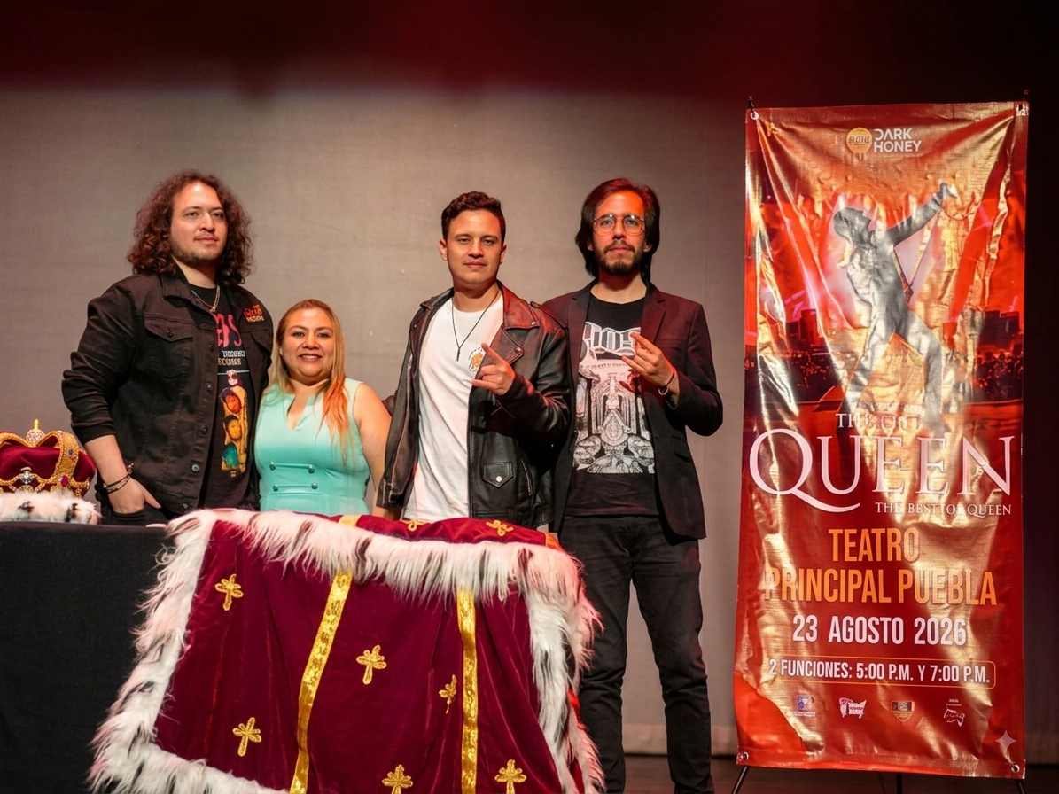 Llegará a Puebla “Kind of Queen”, el tributo que revive la magia de la legendaria banda británica