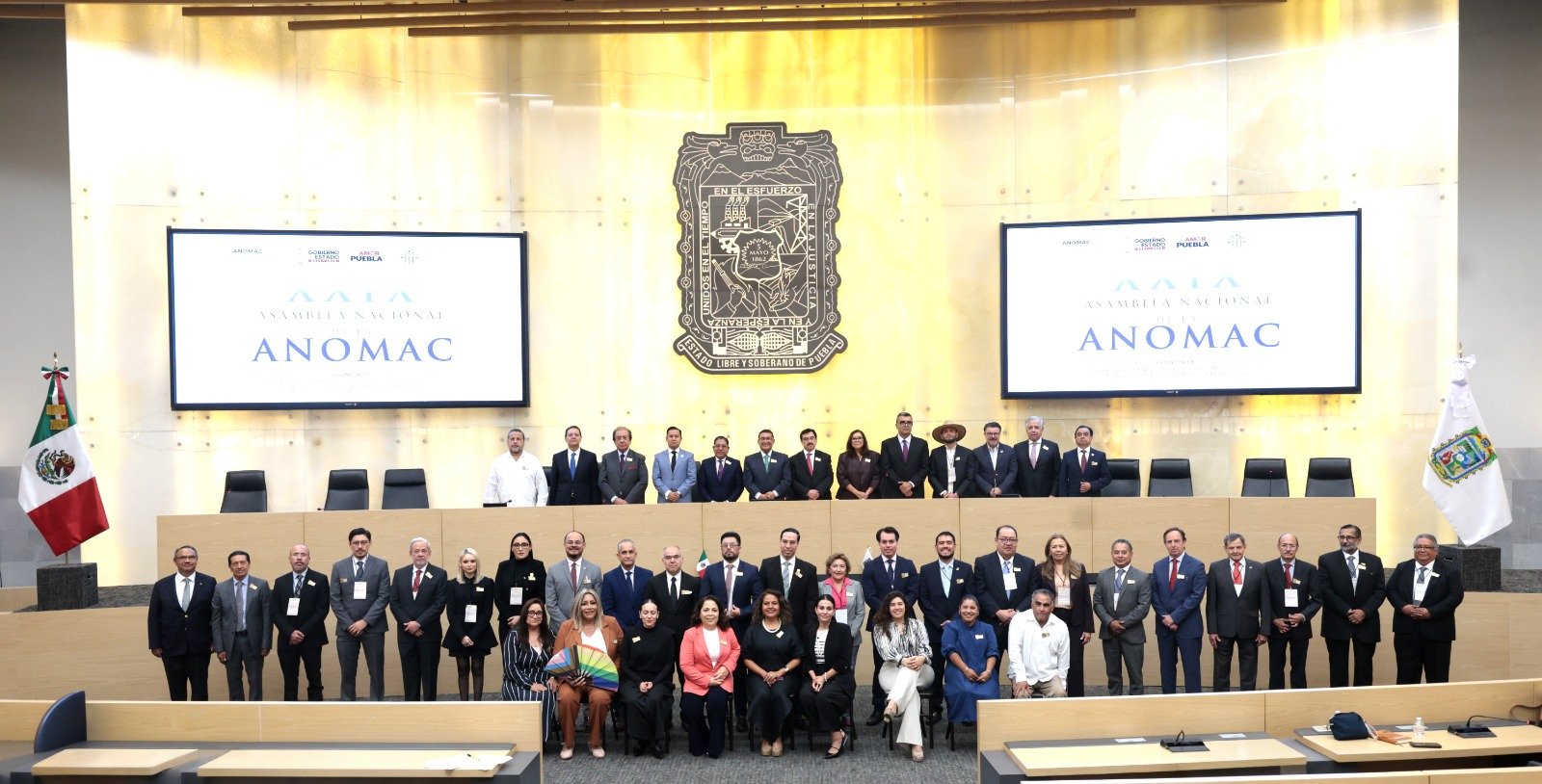 Inauguran en el Congreso de Puebla la XXIX Asamblea Nacional de la ANOMAC, un espacio para la profesionalización parlamentaria