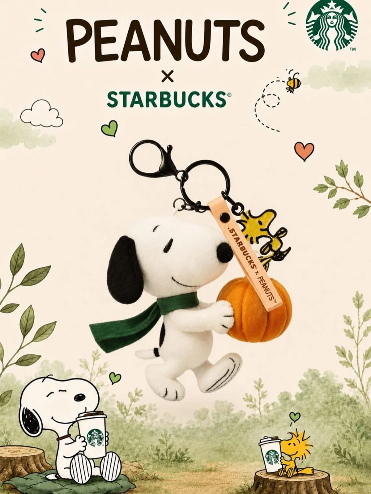 Filtran nueva colaboración de Starbucks con Peanuts para la temporada otoñal