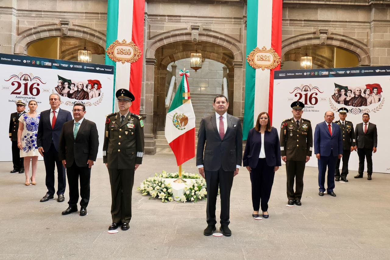 CON PATRIOTISMO Y AMOR POR PUEBLA, INICIA CONMEMORACIÓN DEL 216 ANIVERSARIO DE LA INDEPENDENCIA DE MÉXICO