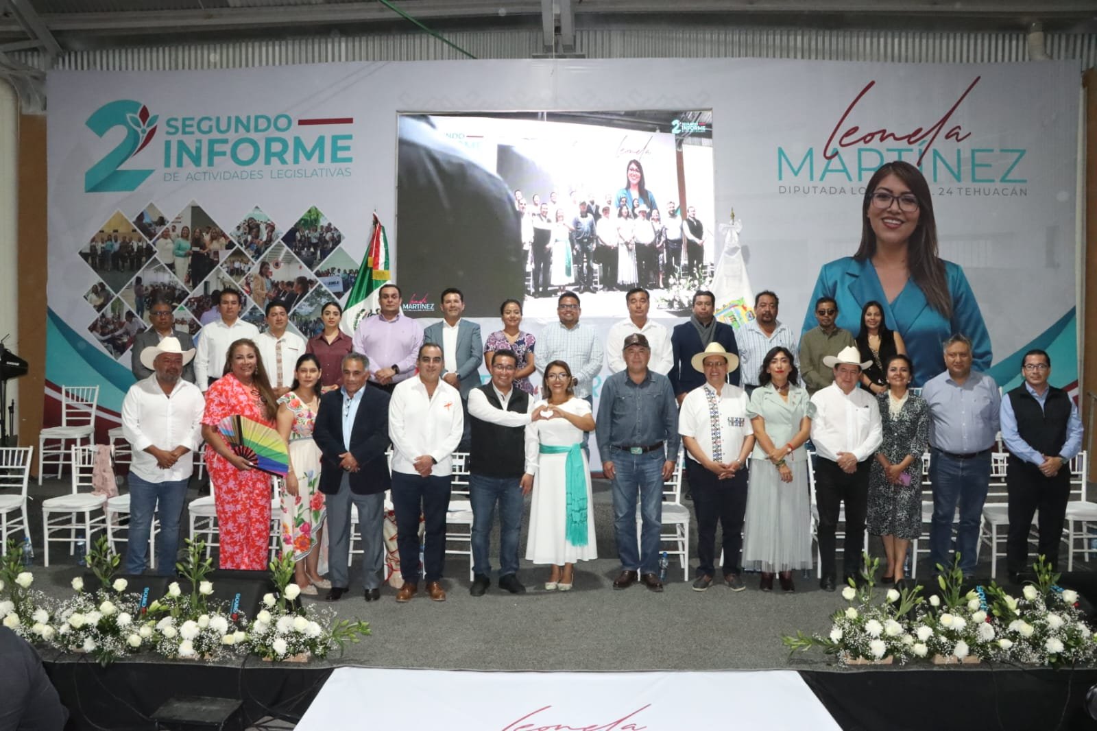 Refrendo mi compromiso de trabajar con honestidad, sensibilidad y resultados: Leonela Martínez en su Segundo Informe