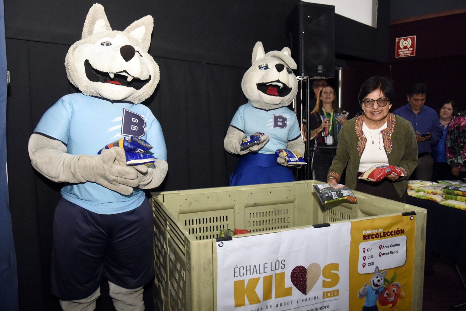 Arranca la BUAP la campaña ‘Échale los kilos’ en favor del Banco de Alimentos Cáritas de Puebla