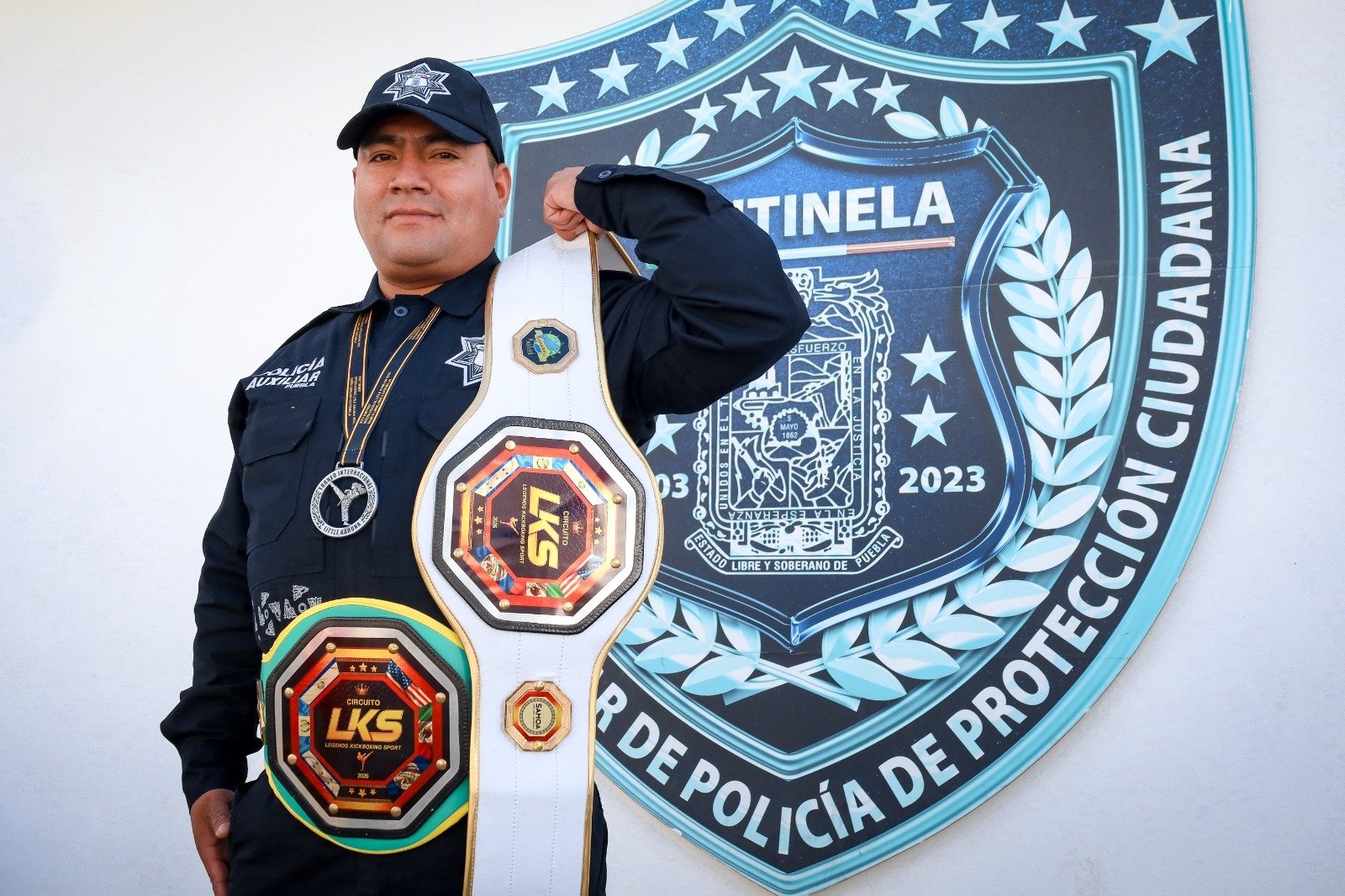 Policía Auxiliar promueve disciplina y bienestar emocional a través del deporte