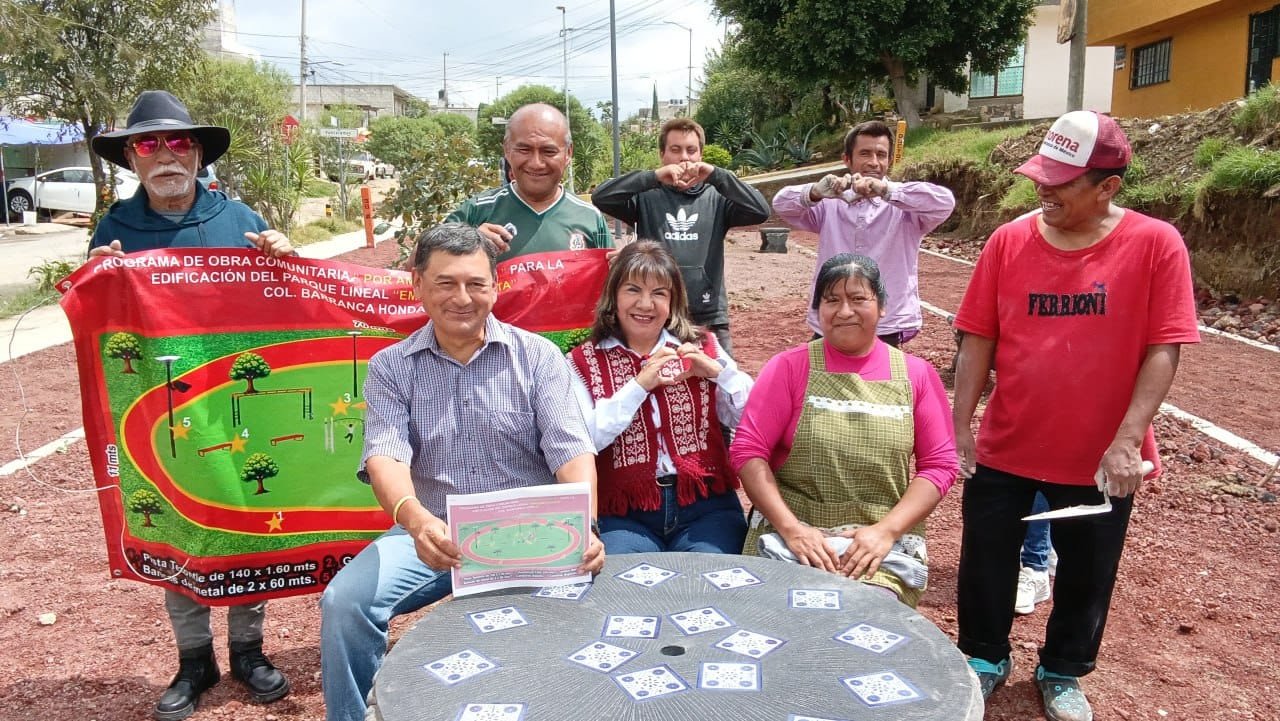 AVANZA AL 80% LA CONTRUCCION DEL PARQUE LINEAL COMUNITARIO EN BARRANCA HONDA