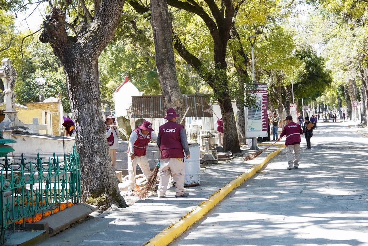 Gobierno de la Capital prepara el Panteón Municipal para recibir a 95 mil visitantes durante Todos Santos